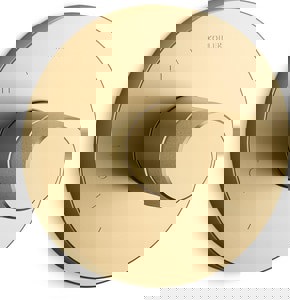 Single Handle Pressure Balancing Valve Trim in Vibrant Brushed Moderne Brass